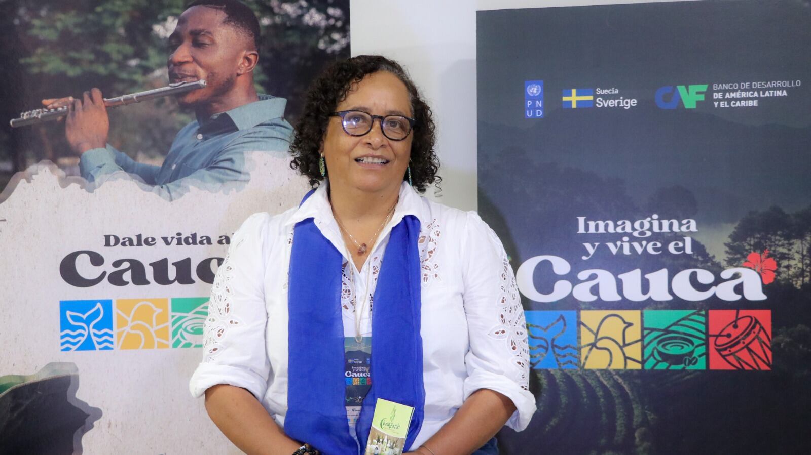 Aurora González destaca el liderazgo de las mujeres en la construcción de modelos sostenibles que integran cultura, ambiente y uso responsable del territorio en el Cauca y el Pacífico. | Foto: Caracol Radio.