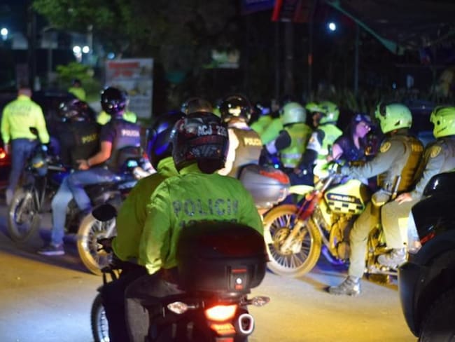 Intervención Policía Metropolitana de Ibagué