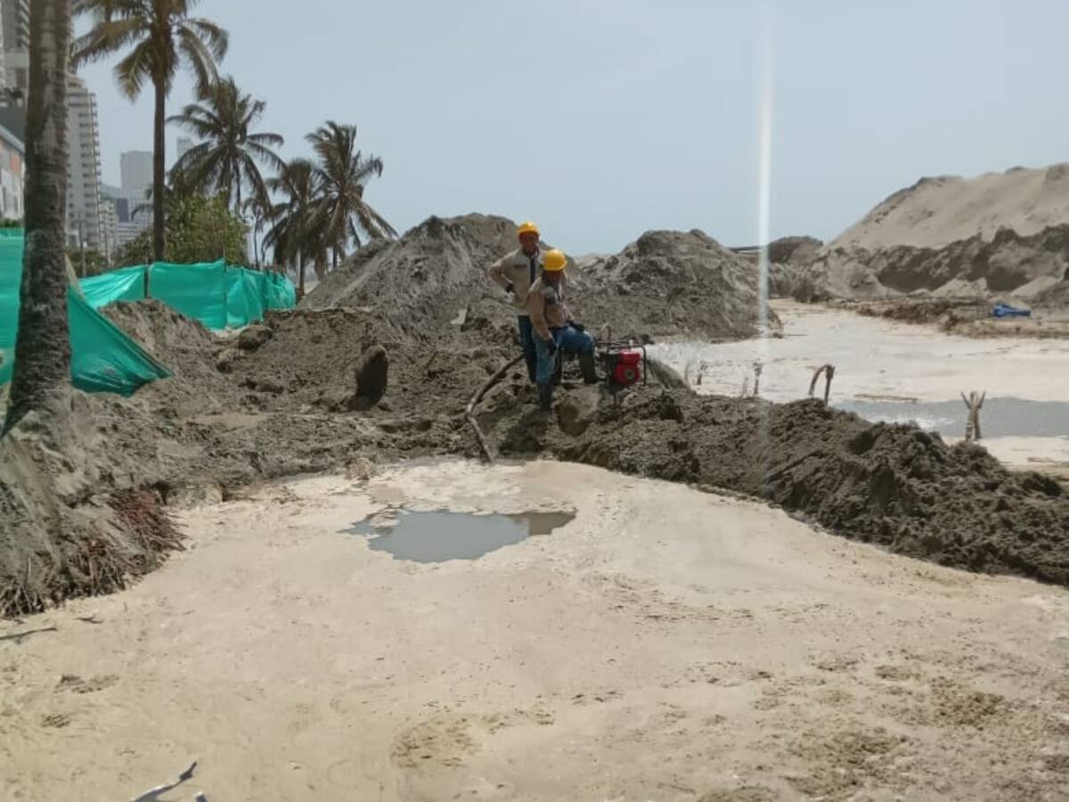 Sin agua sector turístico de Cartagena por daños en una tubería