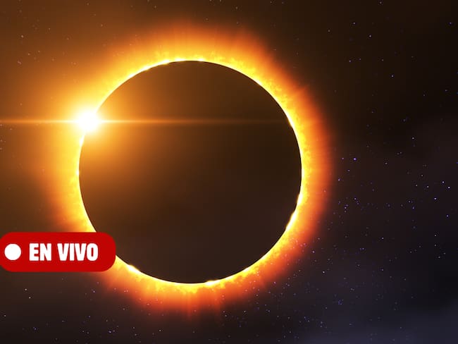 Eclipse solar total hoy 8 de abril. 