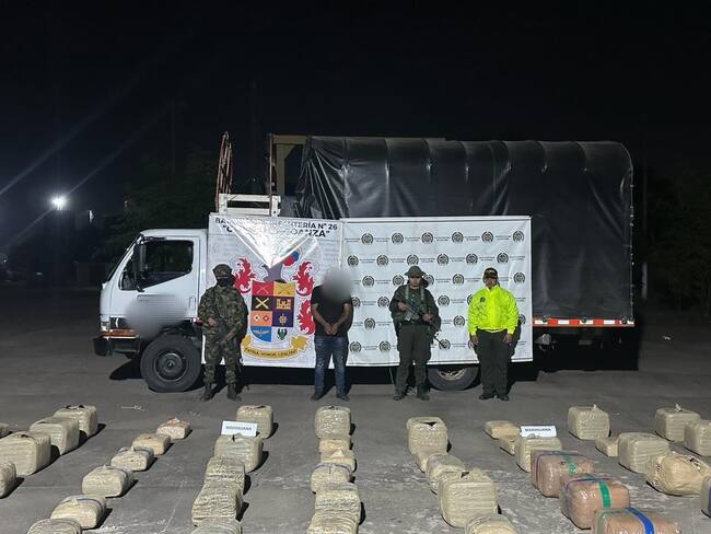 Incautados 813 kilos de marihuana