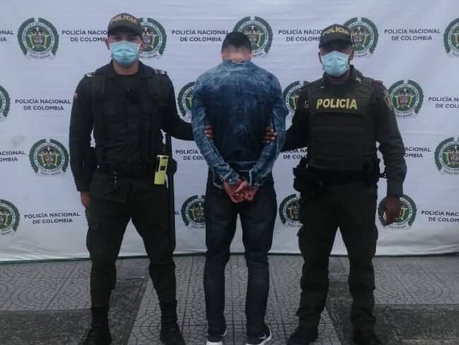 Capturado por porte ilegal de arma de fuego