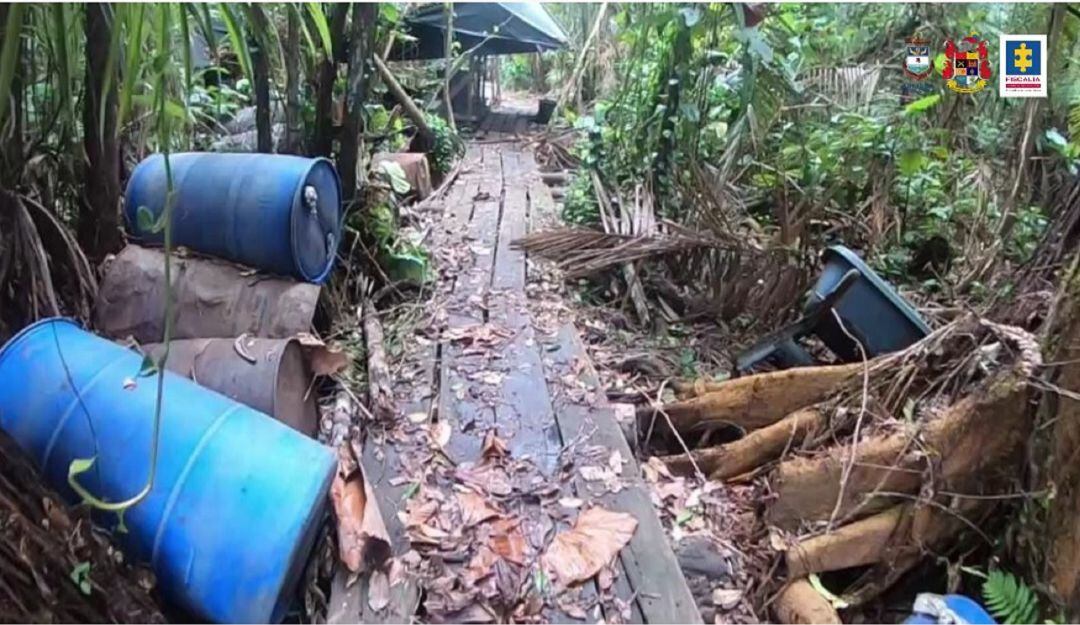 Destruyen complejo narcotraficante de disidencias Farc en reserva forestal, en Nariño