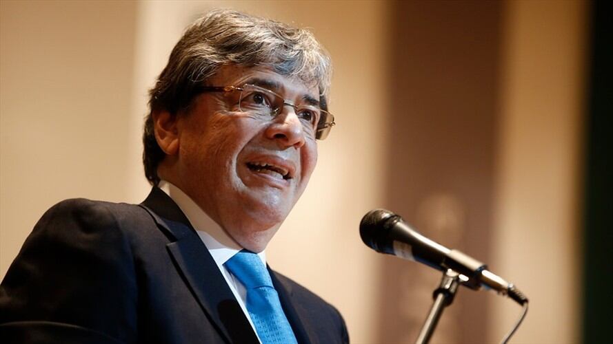 Carlos Holmes Trujillo, precandidato presidencial del Centro Democrático. Foto: Colprensa - Juan Páez