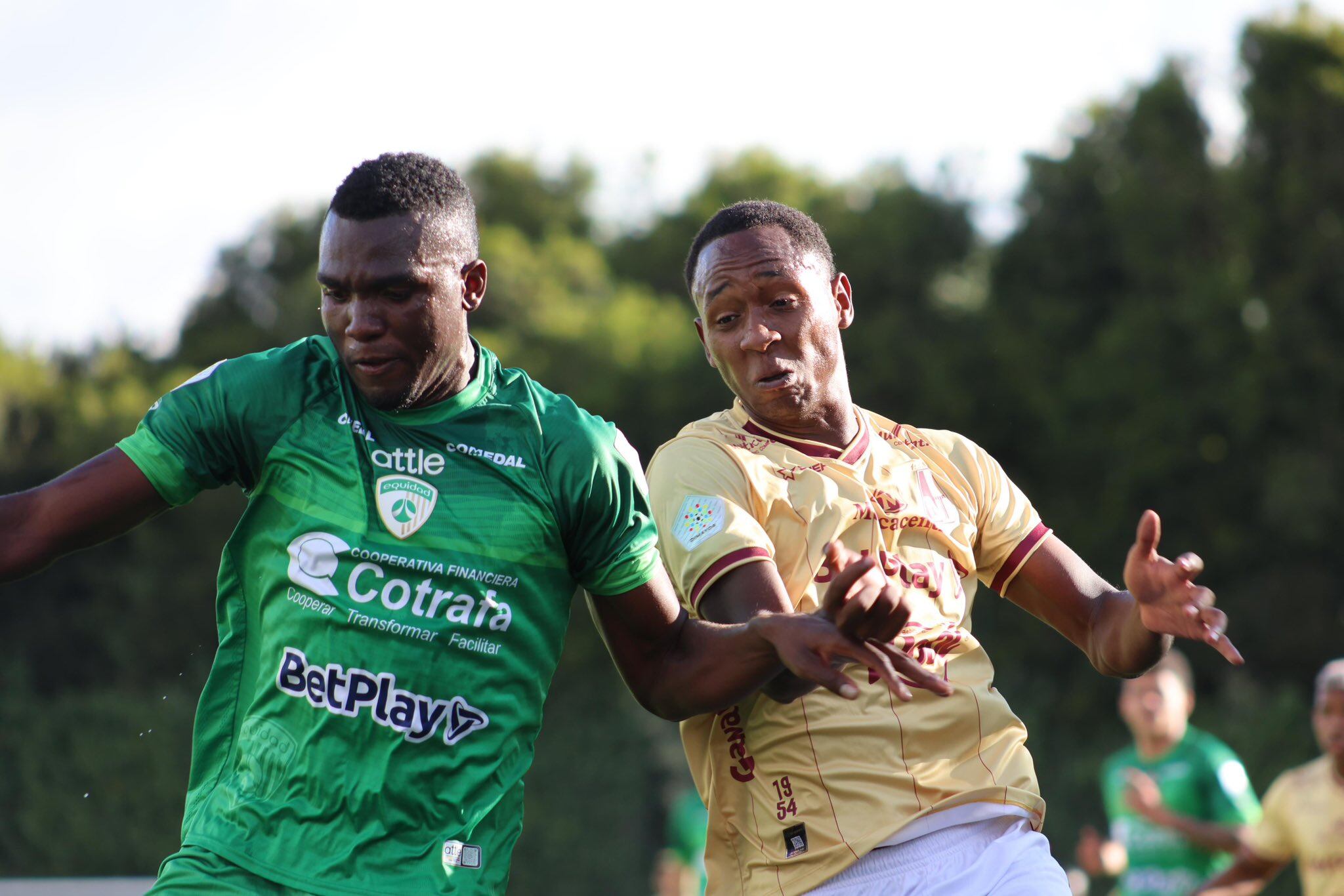 Duelo de Liga entre Equidad y Deportes Tolima / @cdtolima