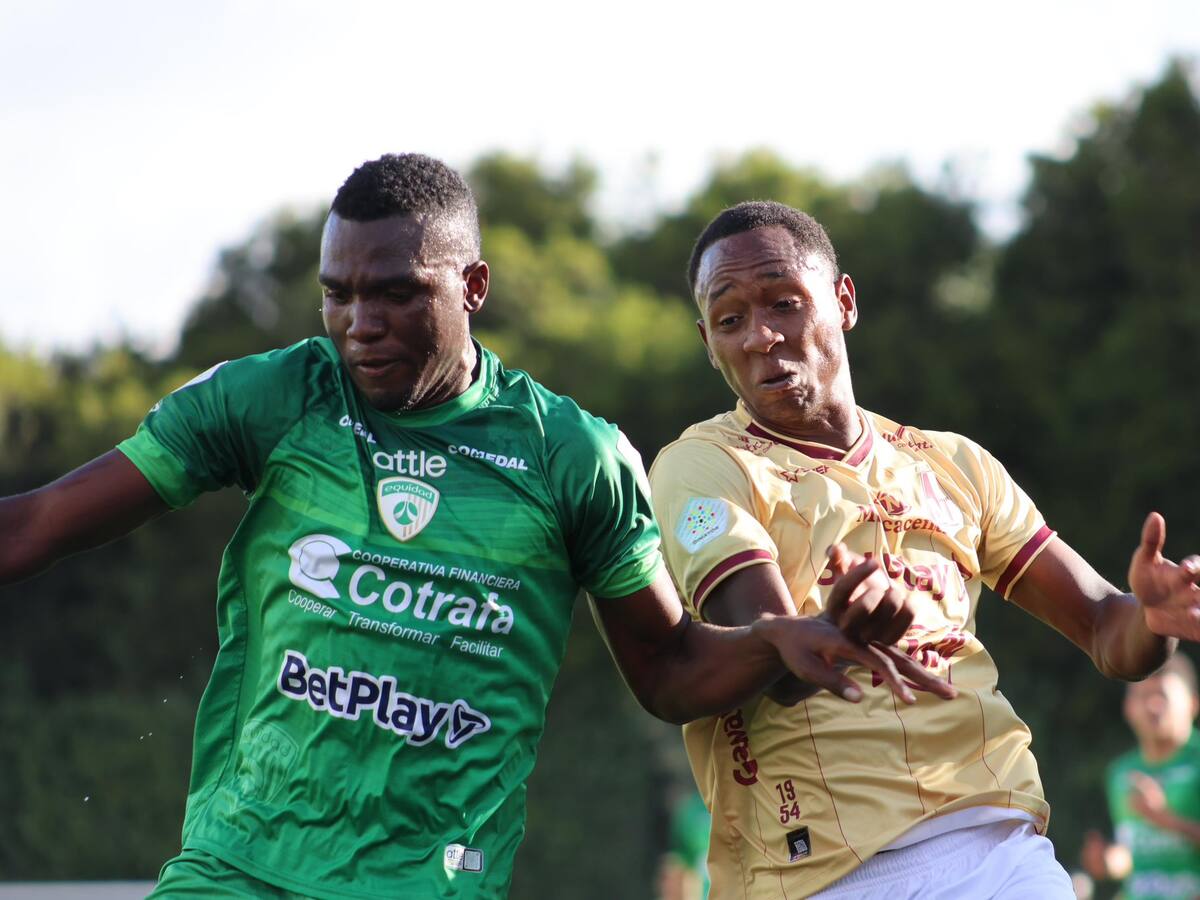 Deportes Tolima, con un jugador menos en campo, salva un punto en su visita a Equidad