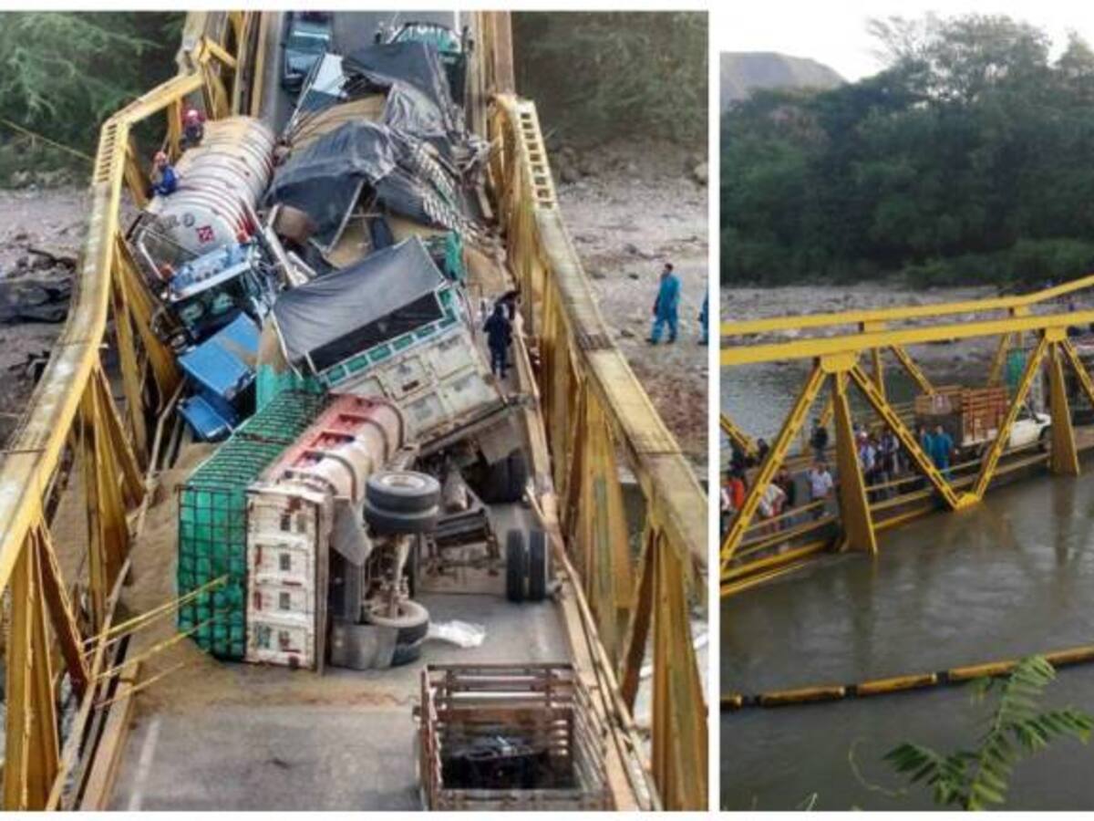 Sobrepeso y falta de señalización provocaron caída de puente en Casanare