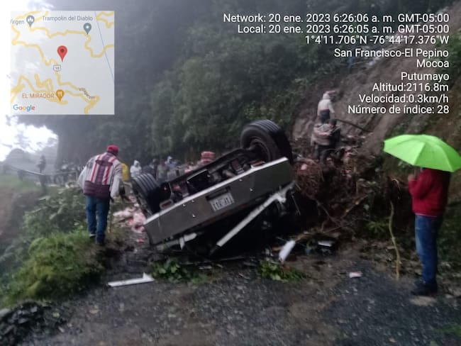 Vía Mocoa - San Francisco