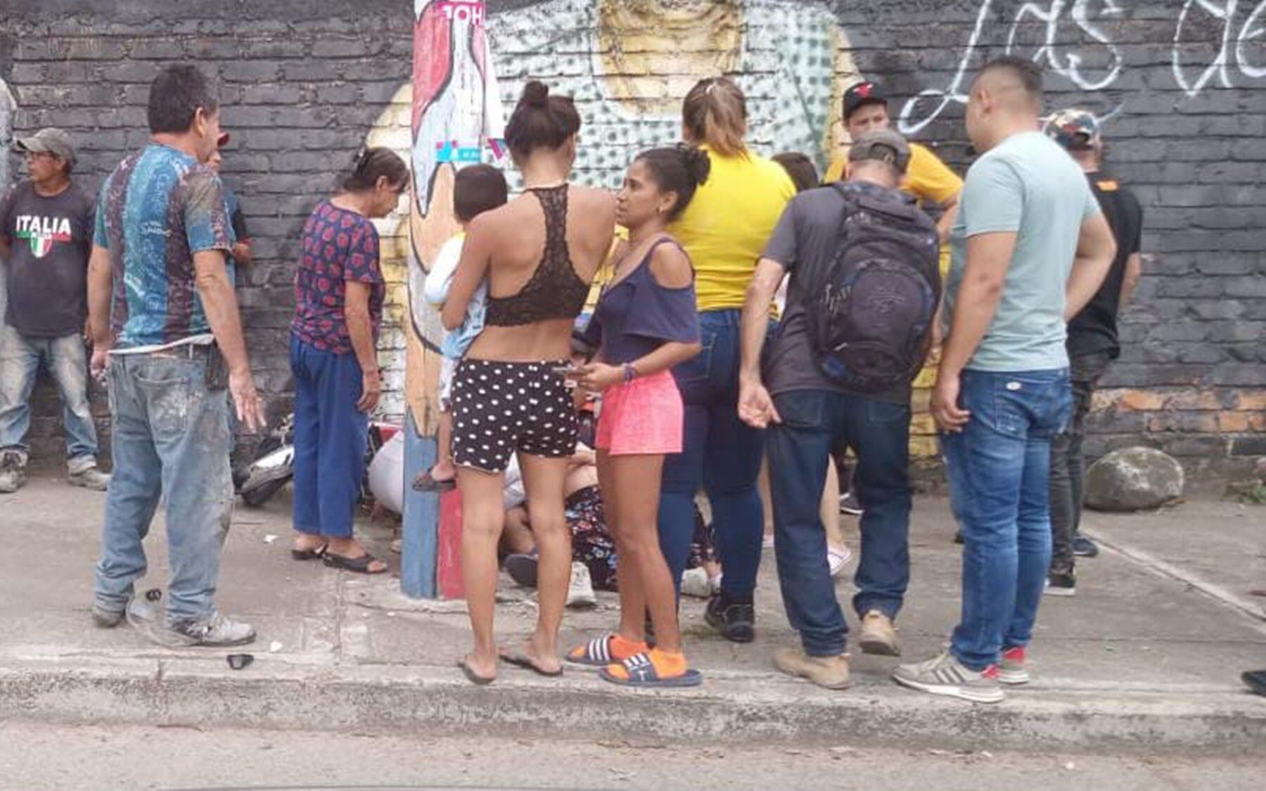 Accidente en el barrio Arado de Ibagué