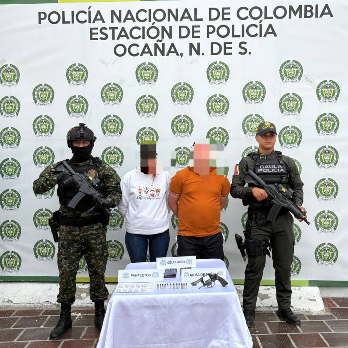 Capturan en Ocaña a alias “Winnie Pohh” y “Veneca”, extorsionistas de Los Pelusos