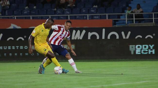 Duelo de Liga entre Junior y Bucaramanga. (Colprensa - Jairo Kasssiani)