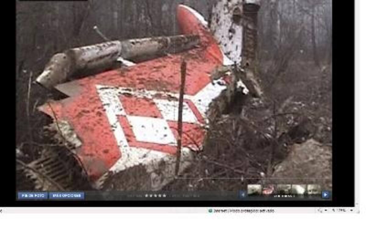 Así quedó el avión.