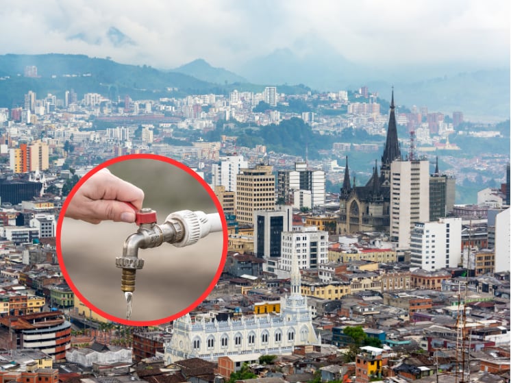 Suspensión programada del servicio de agua en Manizales