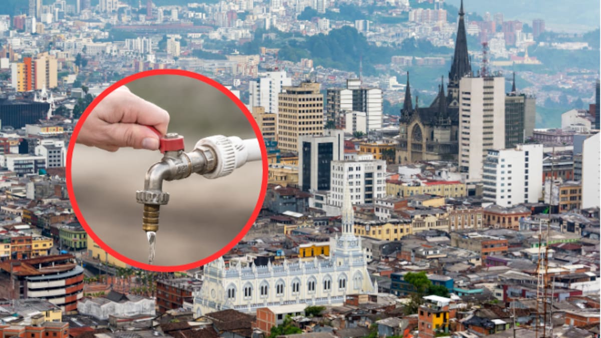 Interrupción del servicio de agua en Manizales afectará a cinco barrios