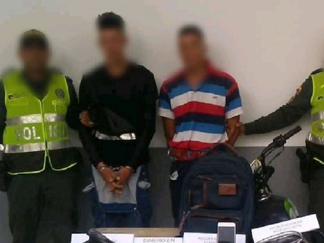 Atracan a comerciante y la Policía los captura cuando huían en Cartagena