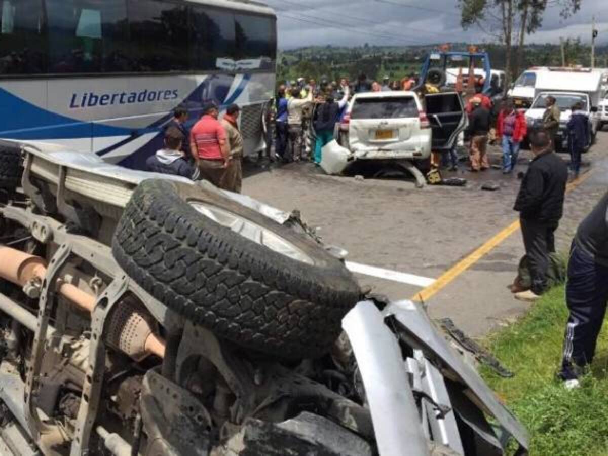 Una piedra, causa del accidente del gobernador de Boyacá