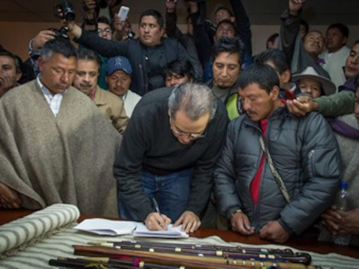 Estos son los compromisos del Gobierno con los campesinos