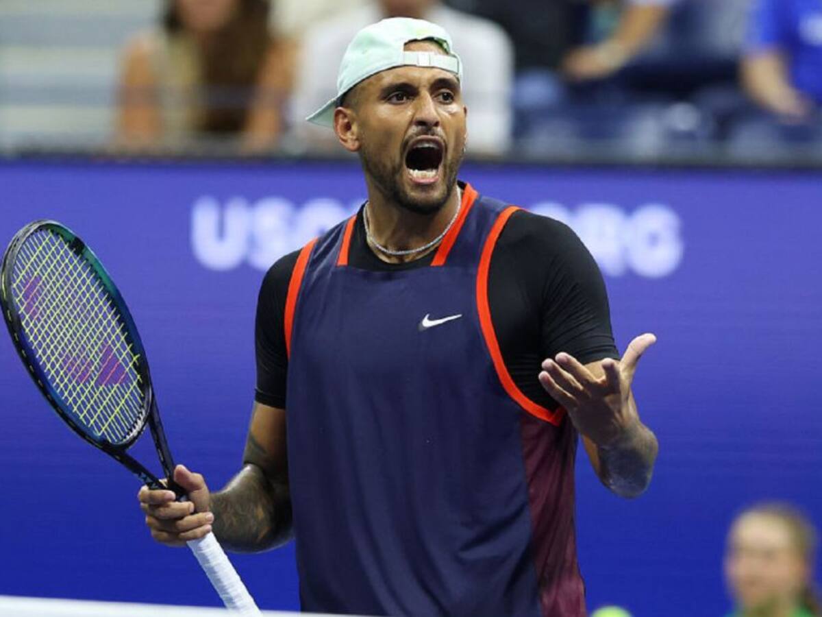 Kyrgios dio el gran golpe y eliminó a Medvedev del US Open