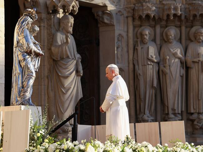 Papa León XIV en Francia. 25 de septiembre de 2026. Foto: Getty Images.