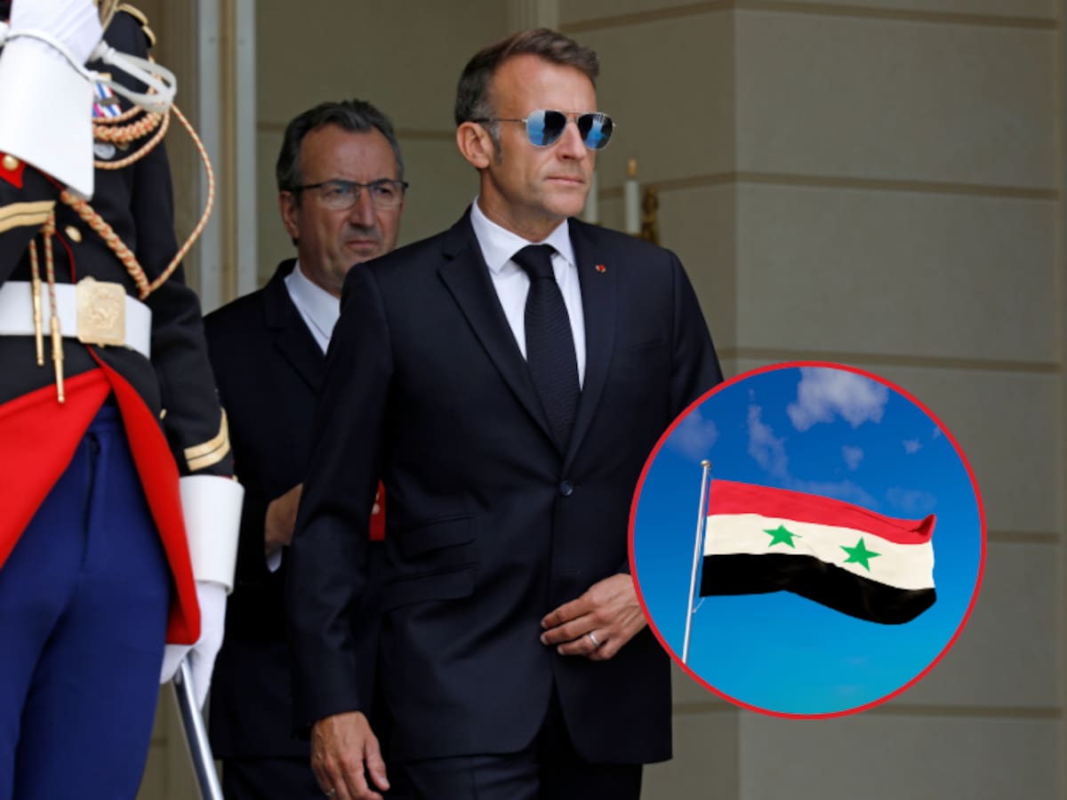 Macron continúa sin cambios su visita a Damasco pese a unas explosiones junto a su hotel