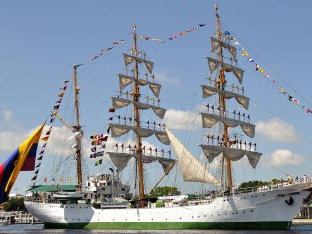 A bordo del ARC Gloria, inició Viaje al Corazón del Caribe 2