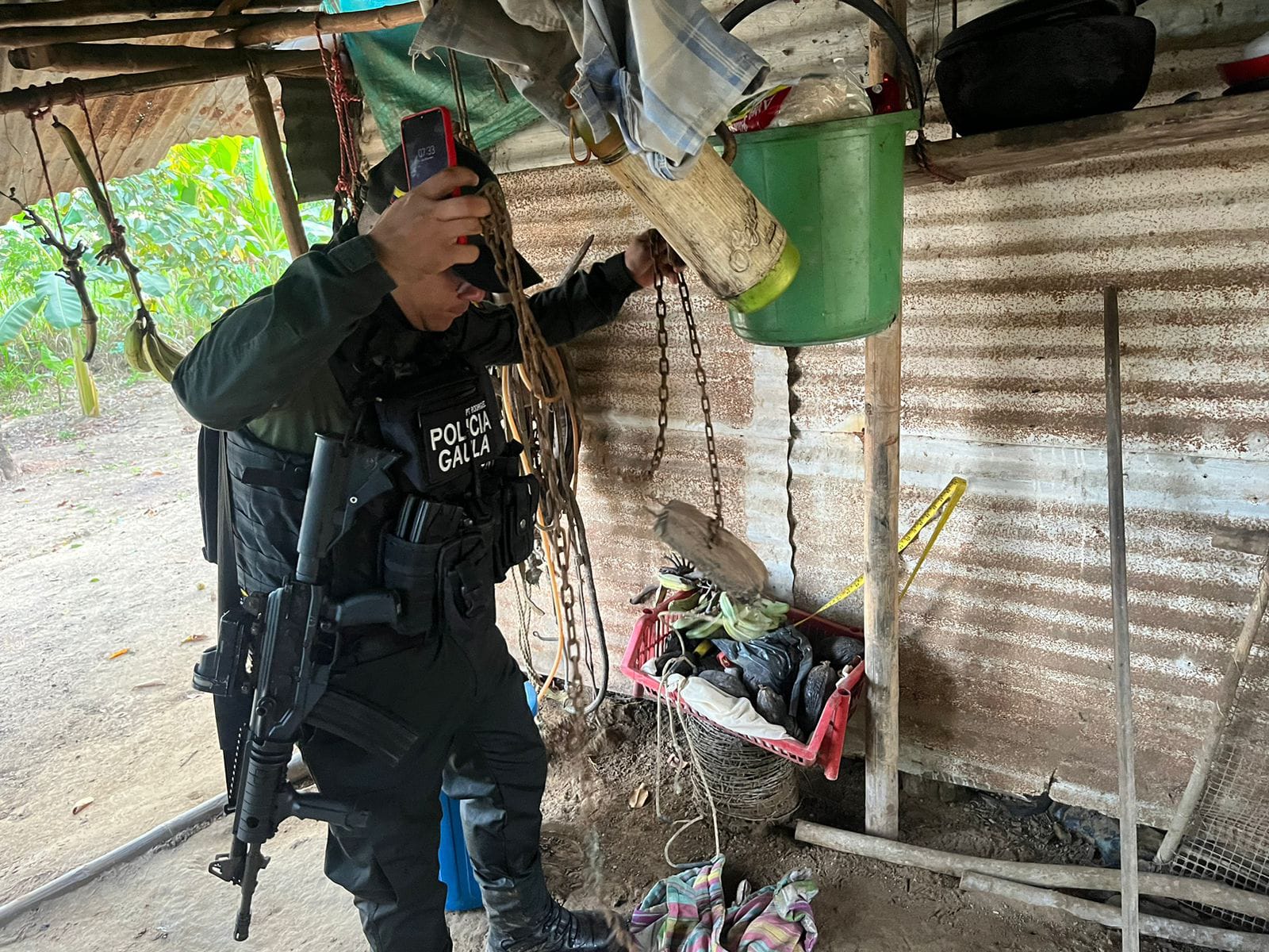 Cortesía: Gaula de la Policía.