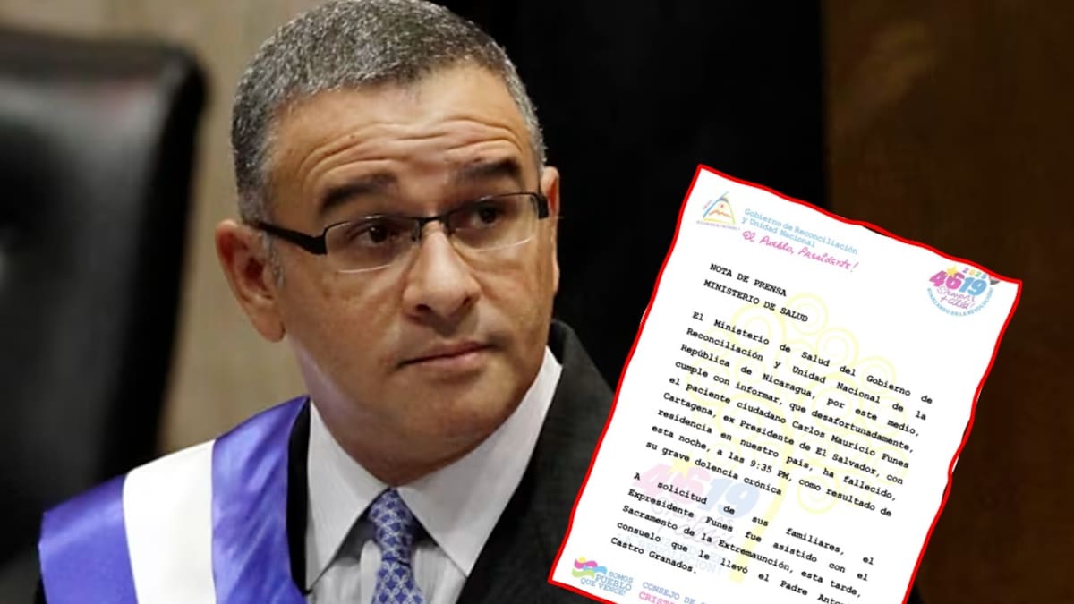 Falleció el expresidente salvadoreño Mauricio Funes en Nicaragua