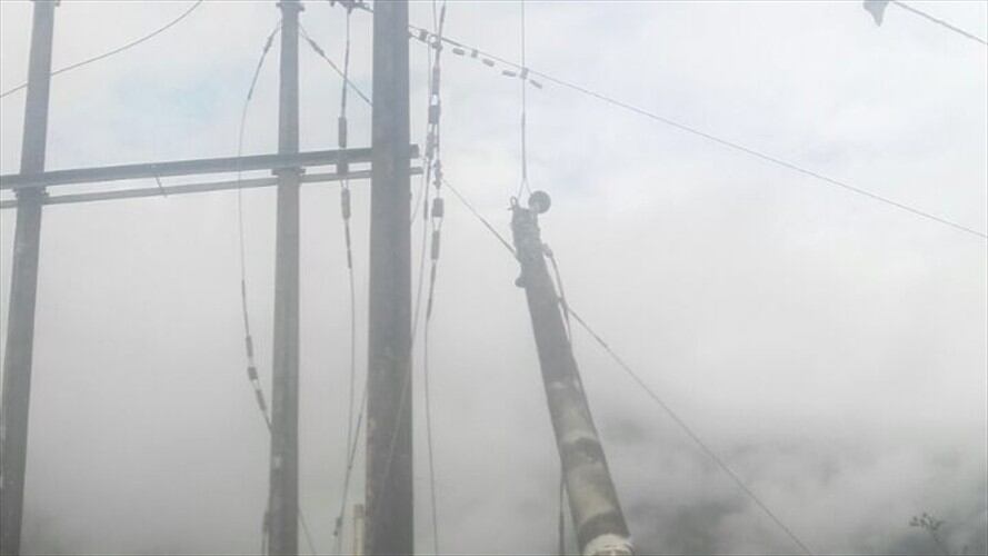 No se lograron acuerdos para restablecer el servicio afectado por acciones vandálicas. Foto: Compañía Energética.
