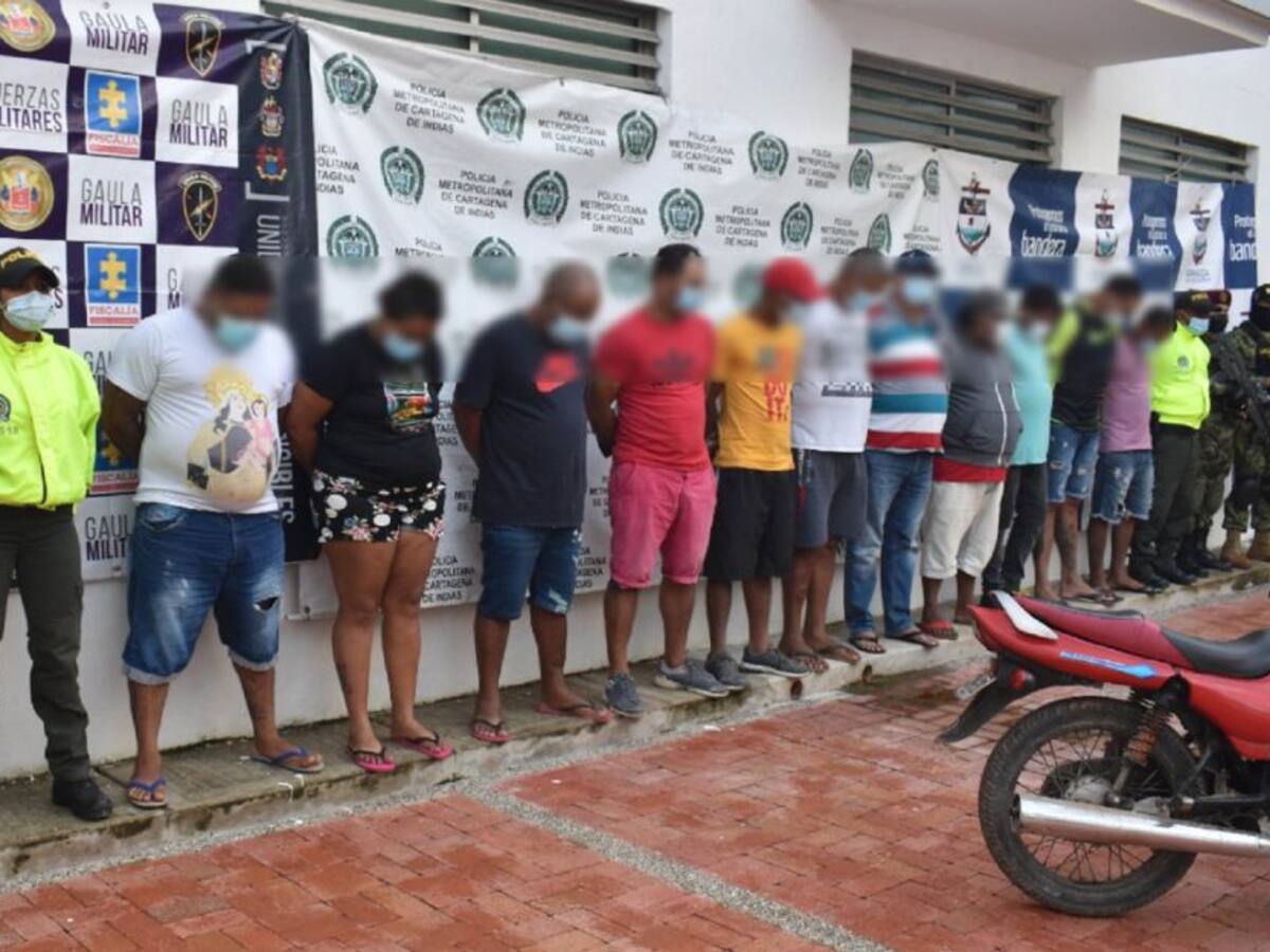 Desarticularon banda 'Los Santiago' señalada de traficar drogas en Bolívar