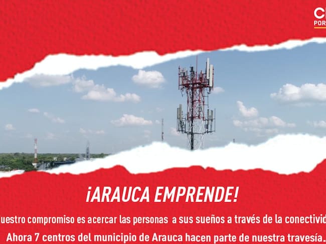En Arauca, 7 localidades se conectaron por primera vez a internet móvil 4G