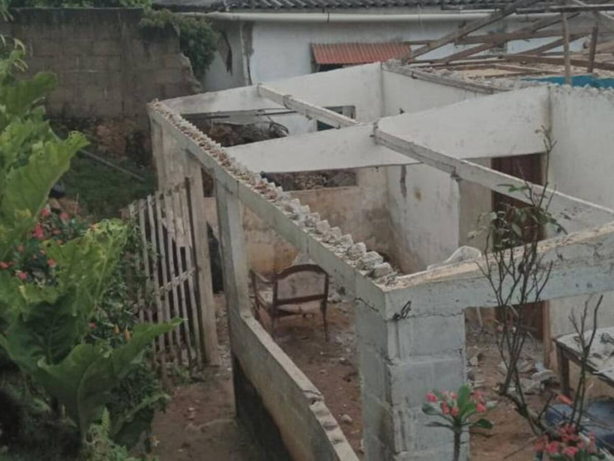 Invierno agudiza una posible falla geológica en Piojó, Atlántico