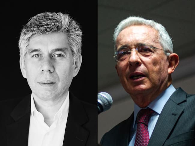 Daniel Coronell y Álvaro Uribe.