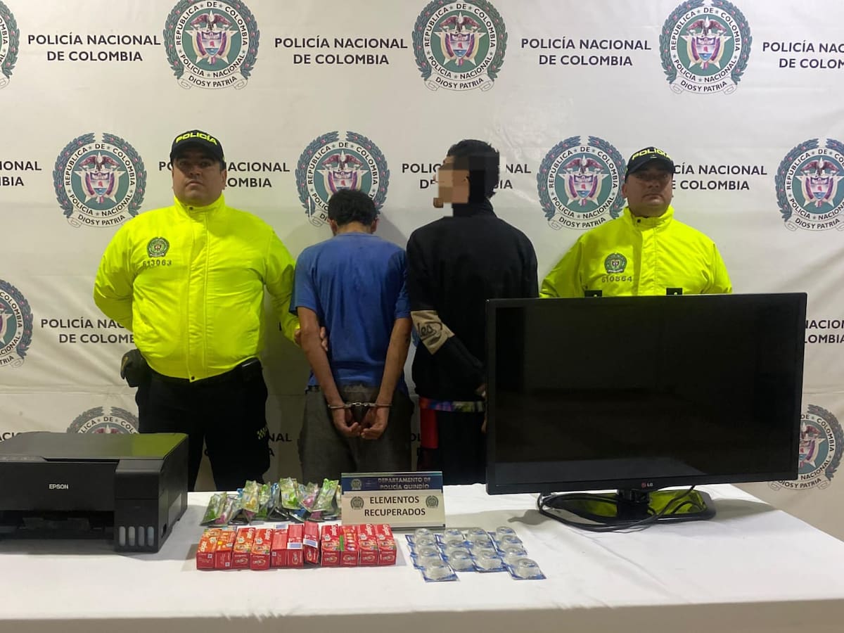 Habitantes de calle capturados sindicados de robo en sede de campaña política en Armenia