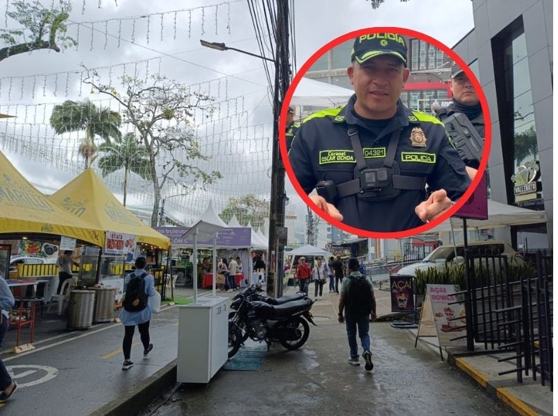 Homicidio en feria navideña de Pereira (foto: Caracol Radio)