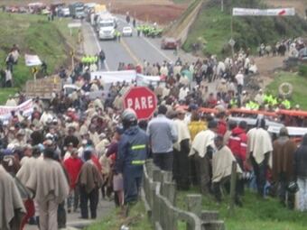Autoridades buscan impedir que se repitan los bloqueos de vías durante el paro. Foto: W Radio