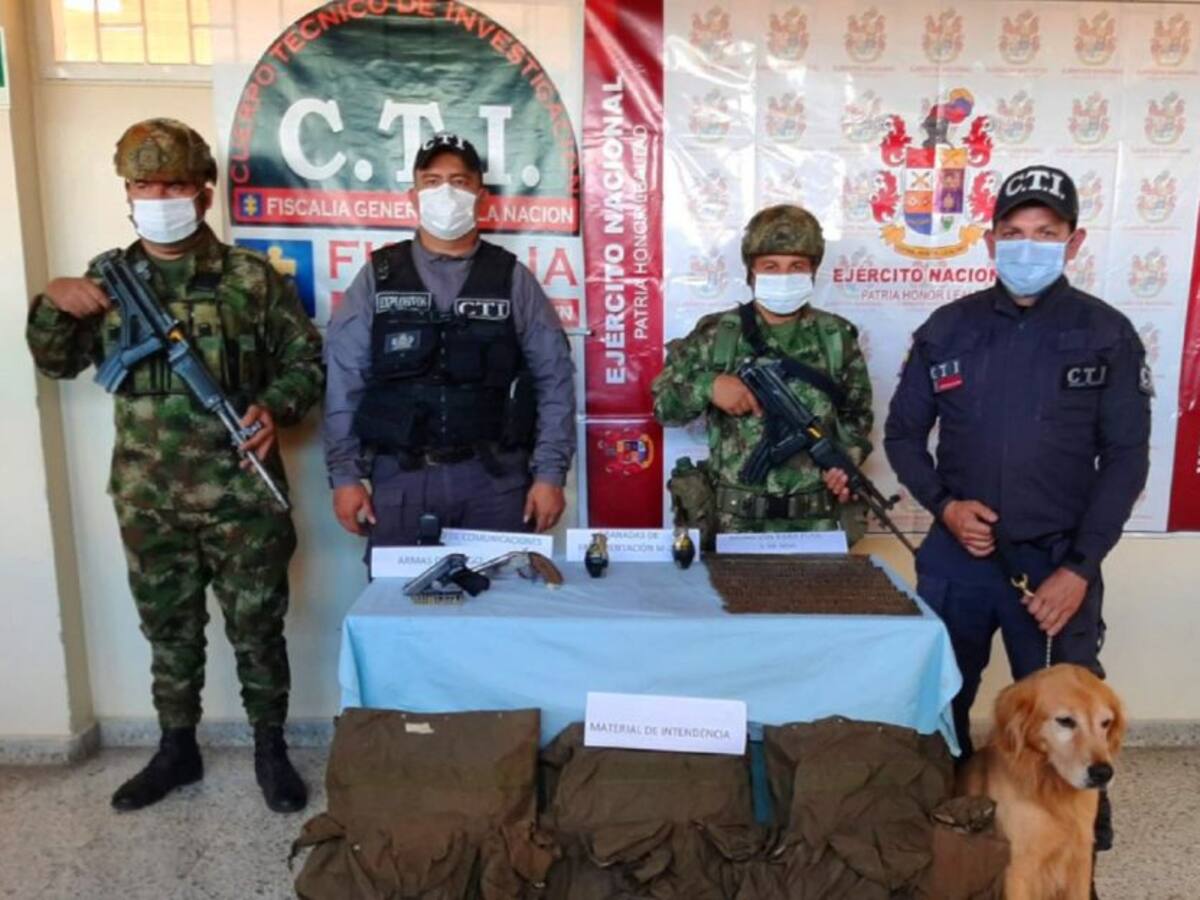 Hallaron caleta del frente Ismael Ruíz en el Tolima
