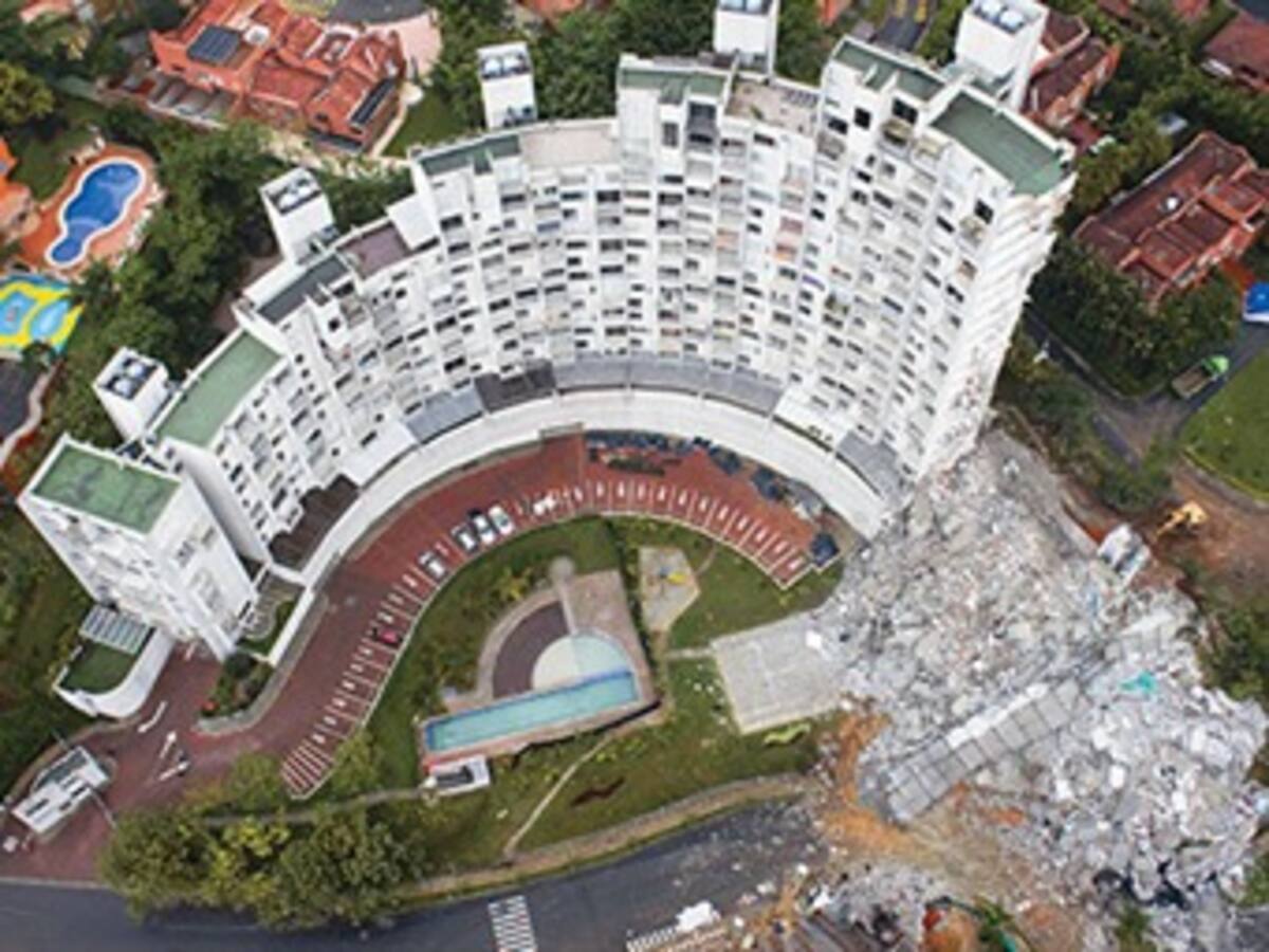 Listo el operativo para la implosión del edificio Space