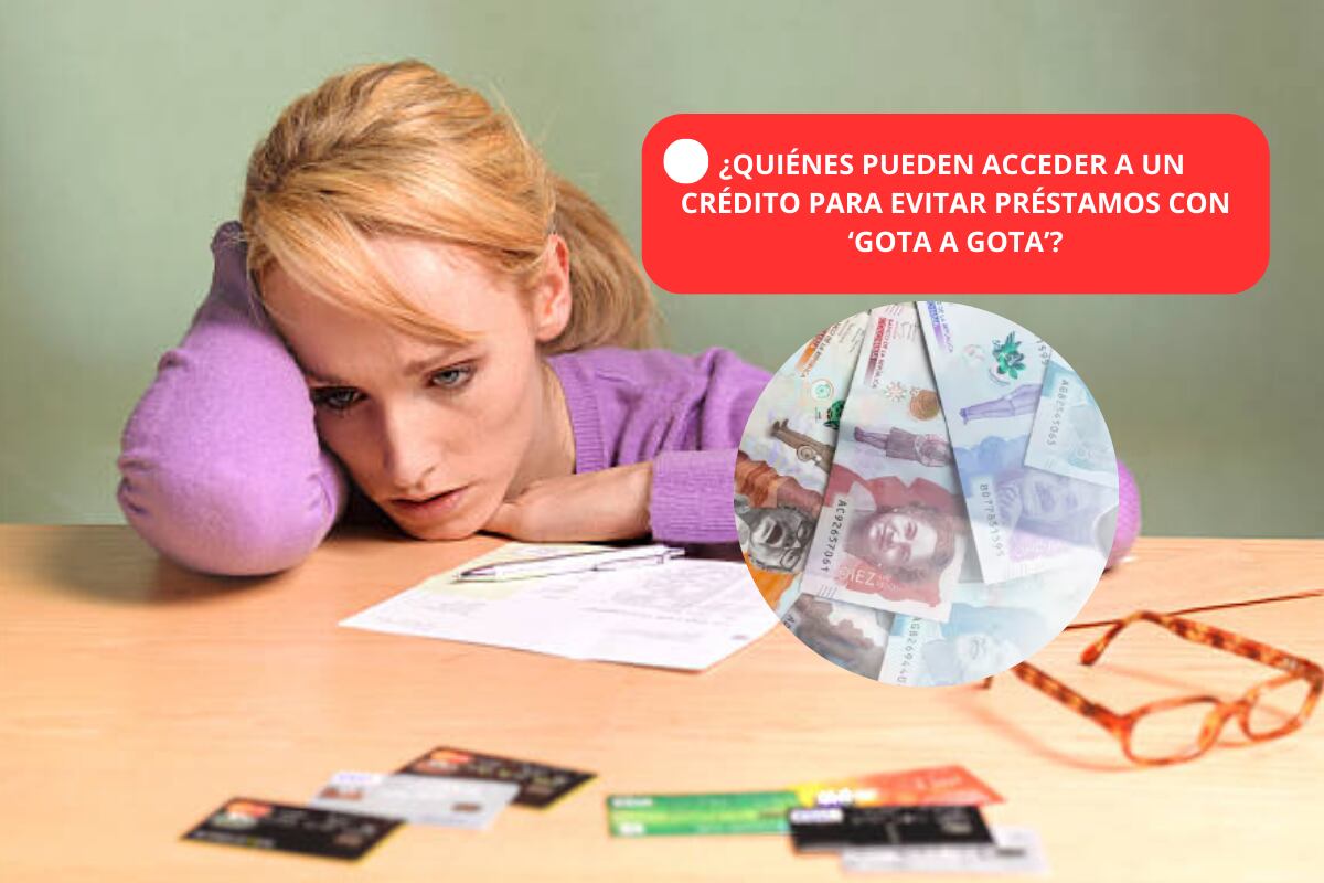 Economía Popular para el Cambio contra el ‘gota a gota’ - Mujer endeudada, dinero colombiano - Getty Images