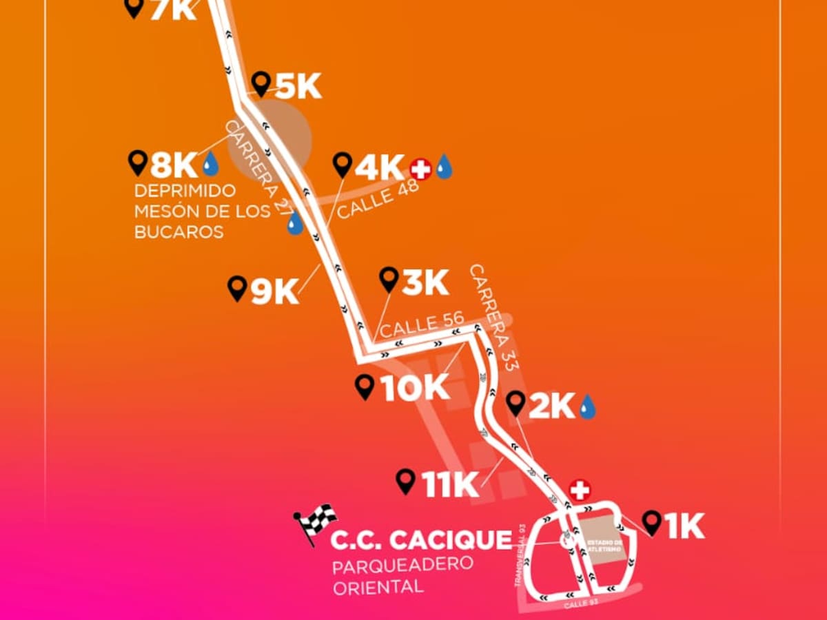 Programe sus recorridos en Bucaramanga: hay dos carreras atléticas