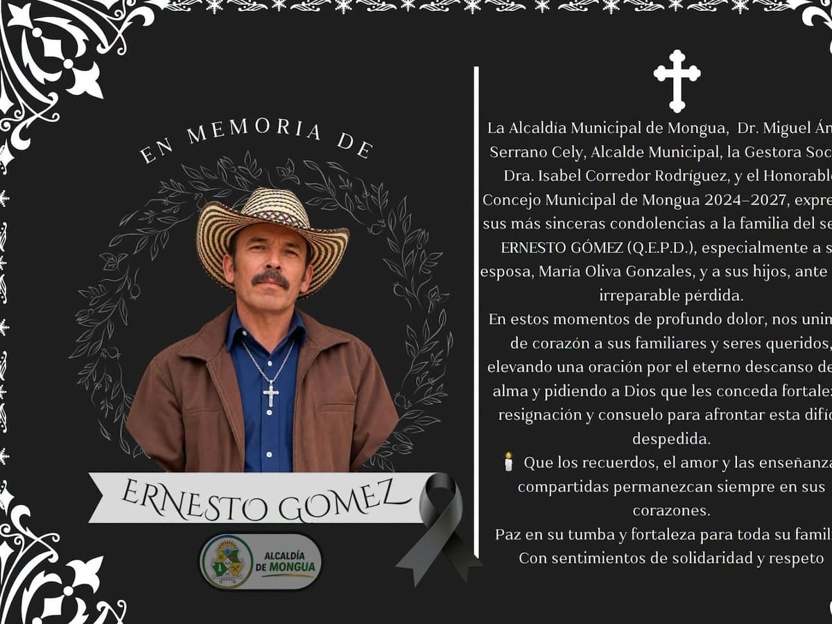 Autoridades investigan la muerte de un líder social en zona rural de Mongua