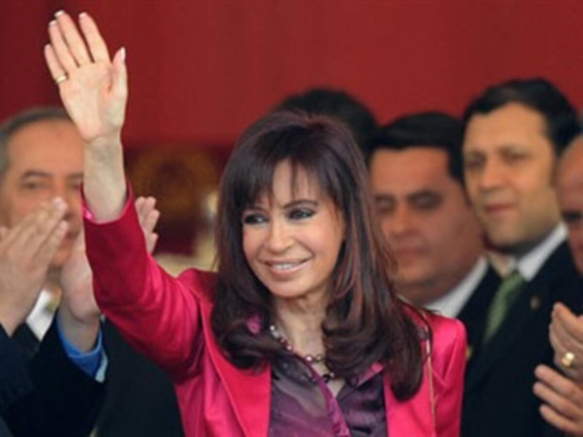 Cristina Fernández estrenará segundo mandato