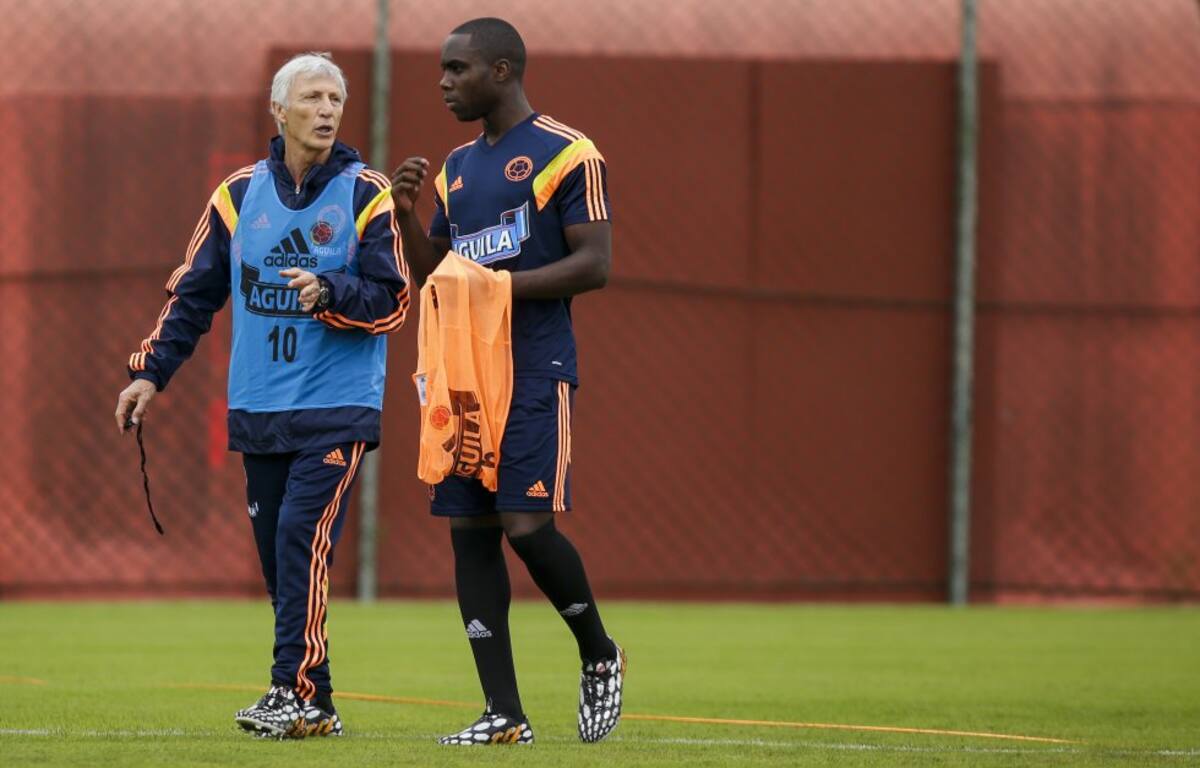Éder Álvarez, bogotano de 23 años, defensa del River Plate, es uno de los defensores preseleccionados para la Copa América.