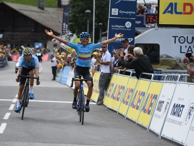 Harold Tejada ganó la séptima etapa del Tour de L&#039;Avenir