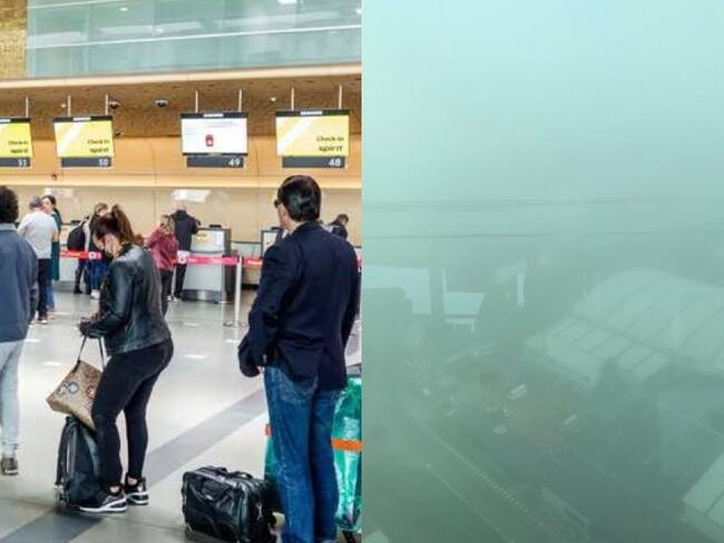 Aeronáutica Civil advirtió densa niebla en el aeropuerto El Dorado de Bogotá