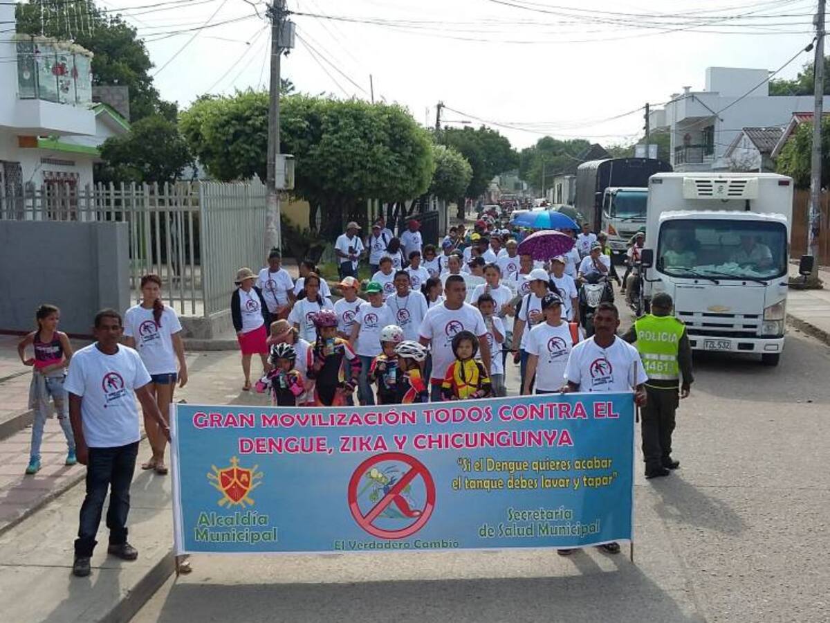 Magangué realiza Gran Movilización contra el Dengue, Chikungunya y Zika