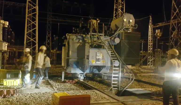 Reparación subestación La Dorada