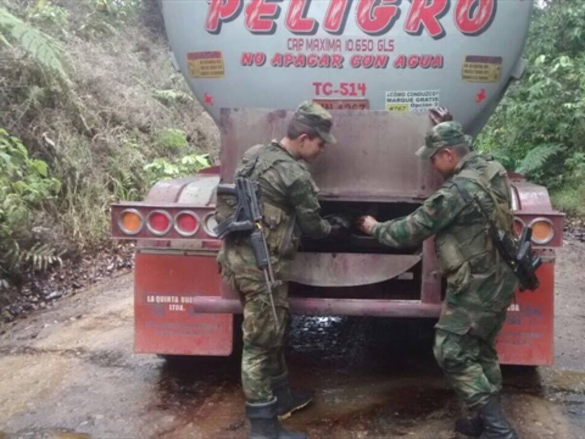 Ejército evita nuevo derrame de crudo en Putumayo