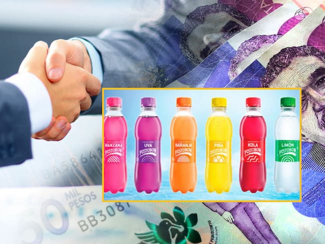 Gaseosas Postobón e imagen de referencia. Fotos: Postobón / Getty Images