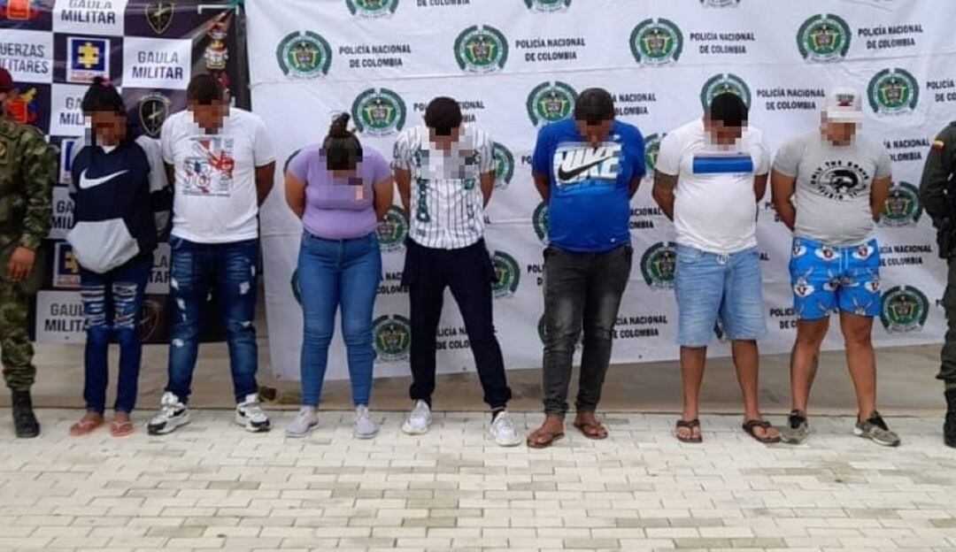 Los detenidos con cerca de nueve años en la organización criminal, estarían implicados extorsión, secuestro y tráfico de estupefacientes.