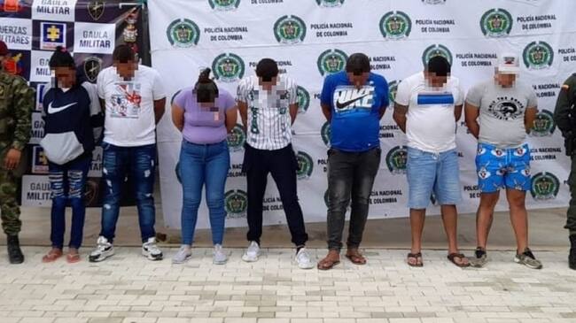 Los detenidos con cerca de nueve años en la organización criminal, estarían implicados extorsión, secuestro y tráfico de estupefacientes.